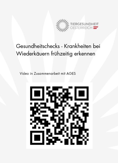 QR-Code zum Video: Tiergesundheit bei Wiederkäuern