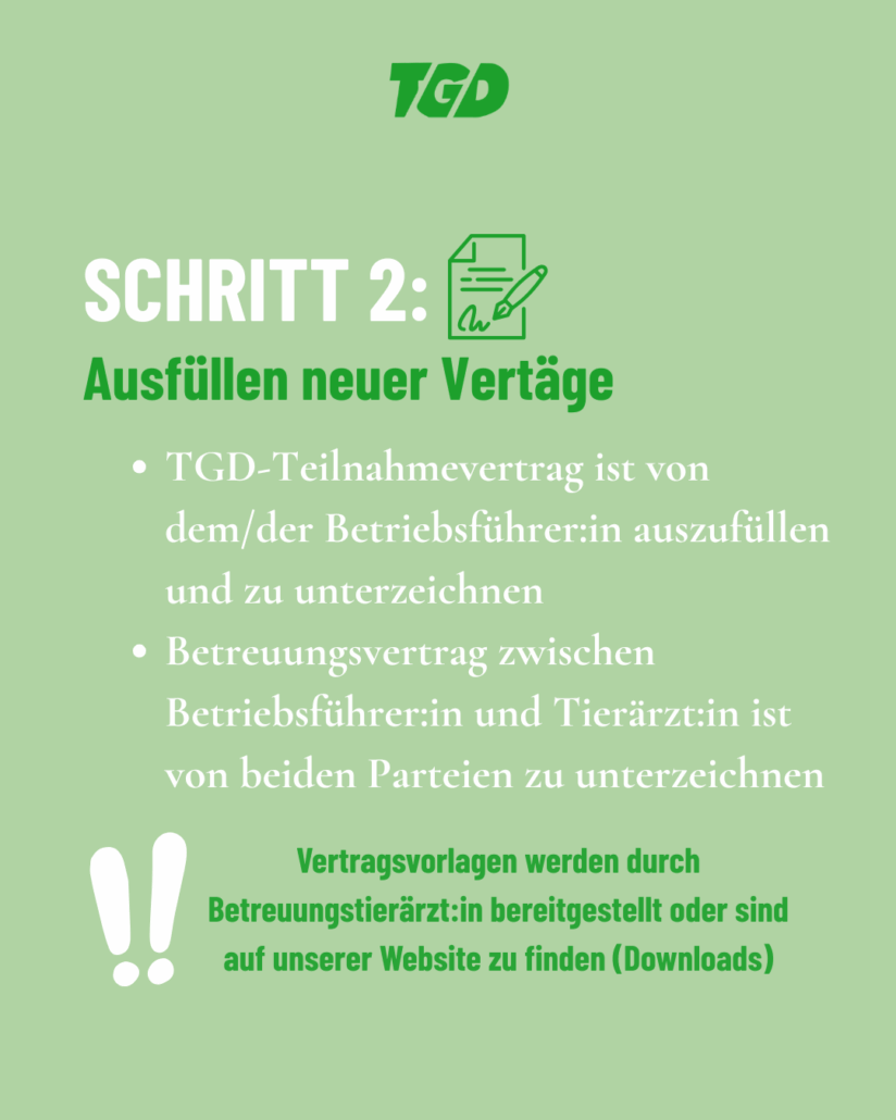 Schritt 2: Neuverträge